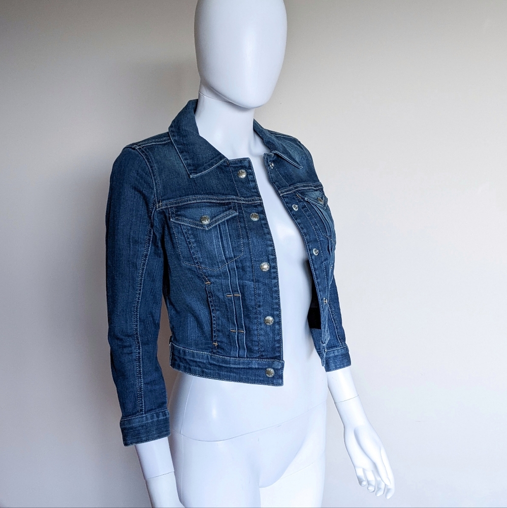 Guess Cropped Jean Denim Jacket